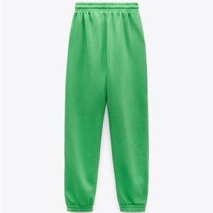 Green Zara Joggers